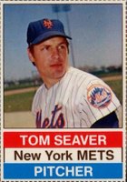 1976 Hostess #35 Tom Seaver Hand Cut Baseball Card