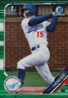 2019 Bowman Draft #BDC187 Kody Hoese Chrome-Green Refractor Baseball Card