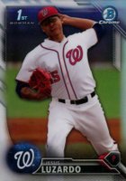 2016 Bowman Draft  #BDC59 Jesus Luzardo Chrome-Refractor Baseball Card