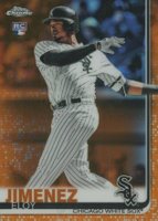 2019 Topps Chrome #202 Eloy Jimenez Orange Refractor Baseball Card