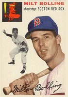 1954 Topps #82 Milt Bolling Baseball Card