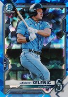 2021 Bowman Sapphire Edition Chrome Prospects #BCP102 Jarred Kelenic Baseball Card