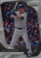 2020 Panini Prizm #30 Nico Hoerner White Wave Prizm Baseball Card