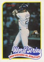 1989 O-Pee-Chee #382 Kirk Gibson Baseball Card