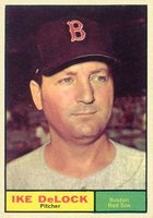 1961 Topps #268 Ike DeLock Correct spell Delock Baseball Card