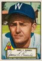 1952 Topps #2b Pete Runnels Black Back Baseball Card