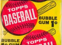 1963 Topps #WP Wax Pack 1 Cent Baseball Card