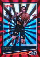 2020 Panini Donruss #75 Jordan Clarkson Red Laser Basketball Card