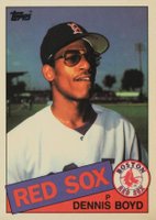1985 Topps Tiffany #116 Dennis Boyd Baseball Card