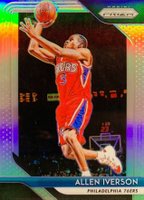 2018 Panini Prizm #45 Allen Iverson Silver Prizm Basketball Card