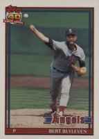 1991 O-Pee-Chee #615 Bert Blyleven Baseball Card