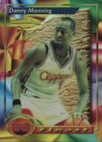 1993 Finest #148 Danny Manning Refractor Basketball Card