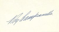1999 Hall of Fame Autographs # Roy Campanella Index Card Baseball Card