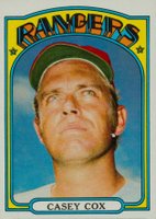 1972 Topps #231 Casey Cox Baseball Card