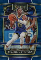 2021 Panini Select #28 Jonathan Kuminga Blue Prizm Basketball Card