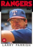 1986 Topps #238 Larry Parrish Baseball Card