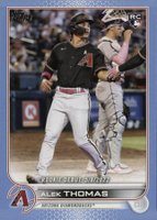 2022 Topps Update #US282 Alek Thomas Father's Day Powder Blue Baseball Card