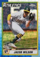 2025 Topps Chrome Logofractor Edition 1990 Topps Chrome #18 Jacob Wilson Baseball Card