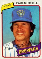 1980 Topps #131 Paul Mitchell Baseball Card