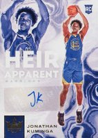 2021 Panini Court Kings Heir Apparent Autographs #HA-JKM Jonathan Kuminga Basketball Card