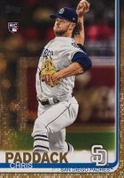 2019 Topps Update  #US263 Chris Paddack Pitching-Gold Baseball Card