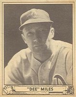 1940 Play Ball #195 Dee Miles Baseball Card