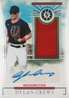 2024 Panini Boys of Summer Prospect Material Signatures #PMSDC Dylan Crews Baseball Card