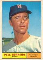 1961 Topps #507 Pete Burnside Baseball Card