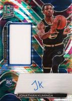 2021 Panini Spectra #181 Jonathan Kuminga Jersey Autograph-Celestial Basketball Card