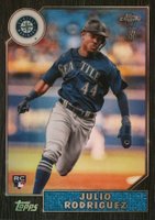 2022 Topps Chrome Ben Baller 1987 Topps #24 Julio Rodriguez Baseball Card