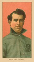 1909 White Borders Ghosts, Miscuts, Proofs, Blank Backs & Oddities #326 Matty McIntyre Detroit Baseball Card