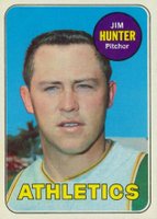 1969 Topps #235 Jim Hunter Baseball Card
