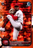 2022 Bowman Chrome Sapphire Edition #95 Hunter Greene Orange Baseball Card