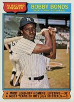 1976 Topps #2 Bobby Bonds Baseball Card