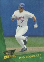 1993 Select Stars #17 Ivan Rodriguez Baseball Card