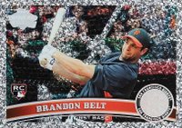 2011 Topps #605 Brandon Belt Diamond Anniversary Baseball Card