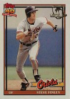 1991 Topps Desert Shield #212 Steve Finley Baseball Card
