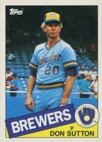 1985 Topps Mini #729 Don Sutton Baseball Card