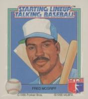 1988 Starting Line Up Talking Baseball Team Set # Fred McGriff Baseball Card
