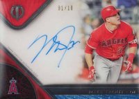2017 Topps Tribute Autographs #TA-MT Mike Trout Red Baseball Card