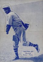 1934 Batter Up #2 Ed Brandt Baseball Card