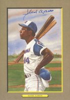 1985 Perez-Steele Great Moments Postcards #9 Hank Aaron Baseball Card