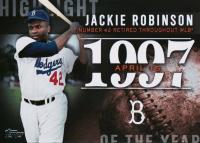 2015 Topps Update Highlight of the Year #H-83 Jackie Robinson Baseball Card