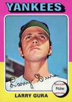 1975 Topps Mini #557 Larry Gura Baseball Card
