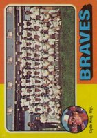 1975 Topps #589 Atlanta Braves Team Baseball Card