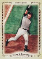 2009 Topps Allen & Ginter Highlight Sketches #18 Derek Jeter Baseball Card