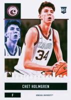 2022 Panini Chronicles Draft Picks #1 Chet Holmgren Pink Basketball Card