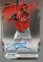 2019 Bowman Sterling Prospect Autographs #JI Jonathan India Baseball Card