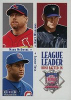 2000 Fleer Tradition #2 National League Leader Home Runs Baseball Card