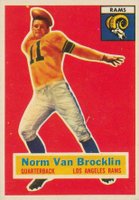 1956 Topps #6 Norm Van Brocklin Football Card